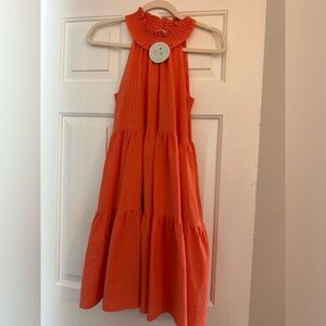 NWT THML Orange Dress
